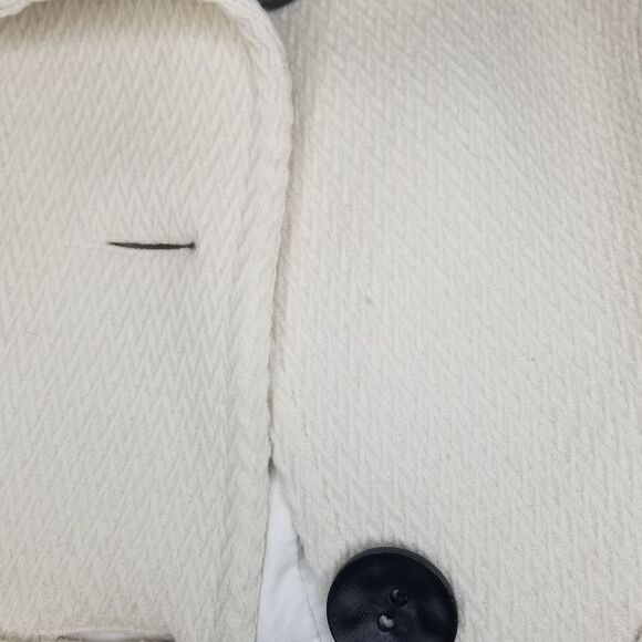 Soia & Kyo Cream Belted Wool Peacoat - Picture 5 of 14